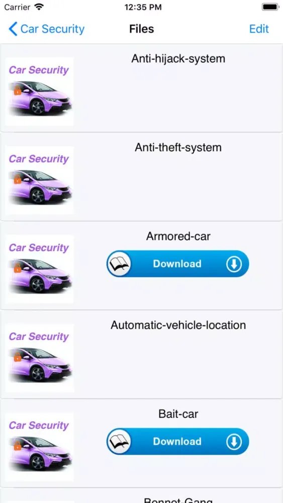 Car Security应用截图
