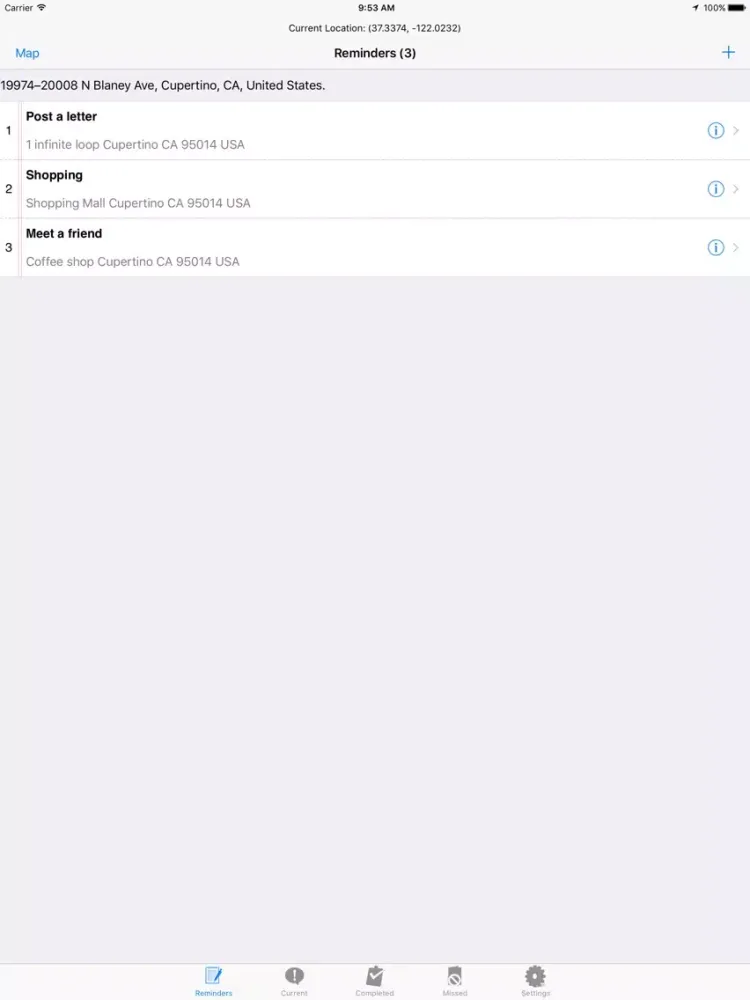 صور Location Reminder Pro iPad 