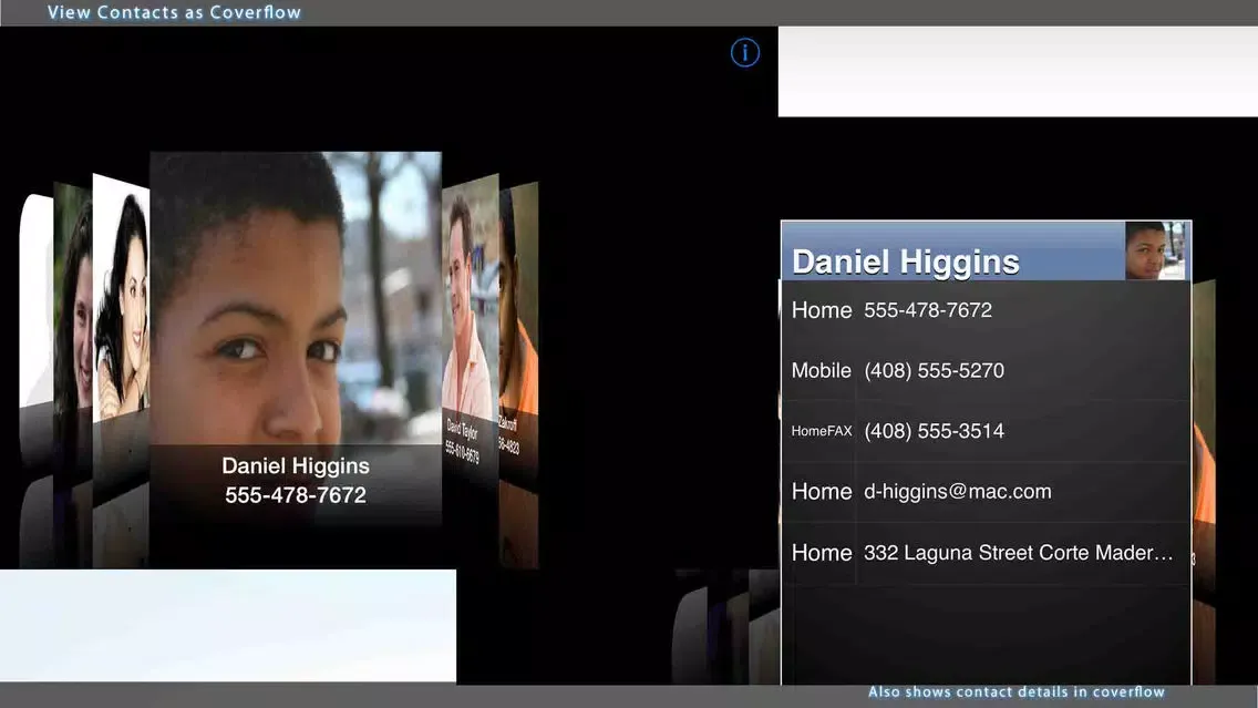 Captures d'écran de Smart Contacts Pro