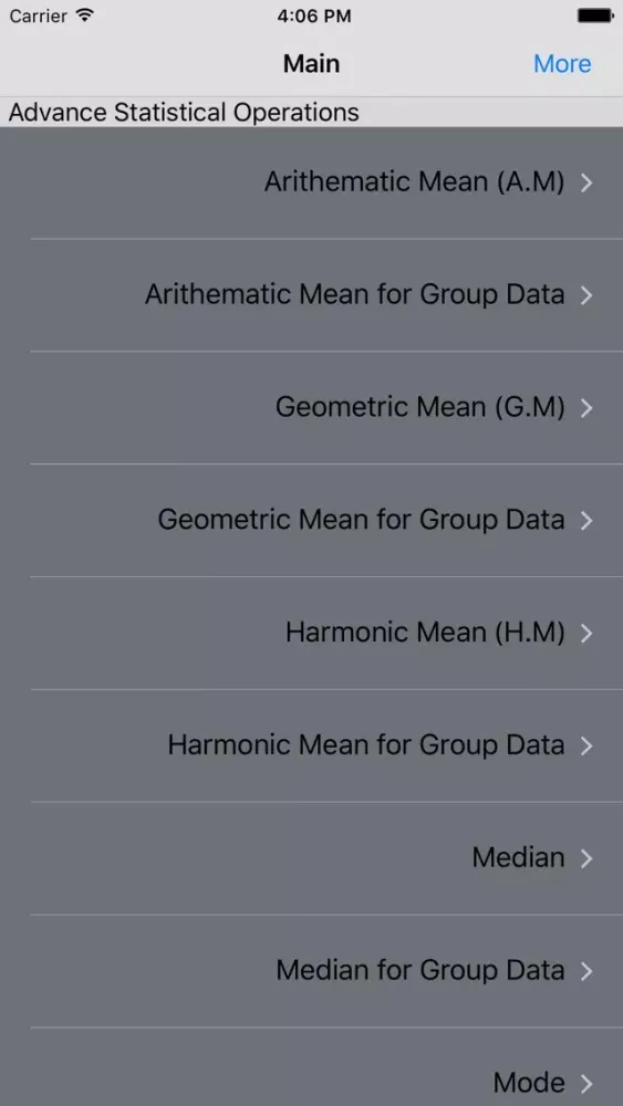 Zrzuty ekranu Statistical Calculator HD