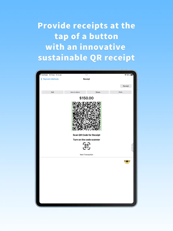 iFairPos iPad  スクリーンショット