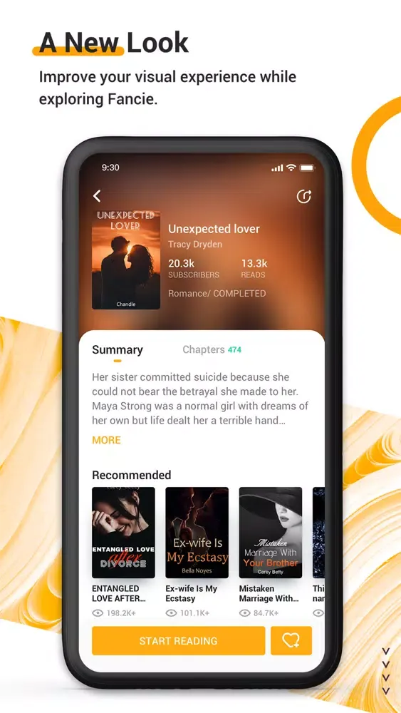 Fancie : Best Romance Books سکرین شاٹس