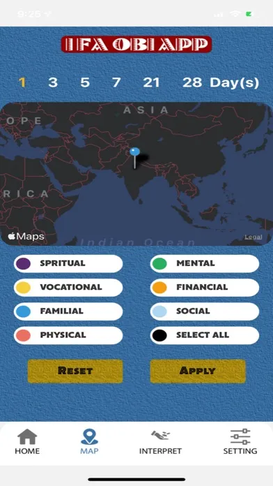 Screenshot di Ifa Obi App