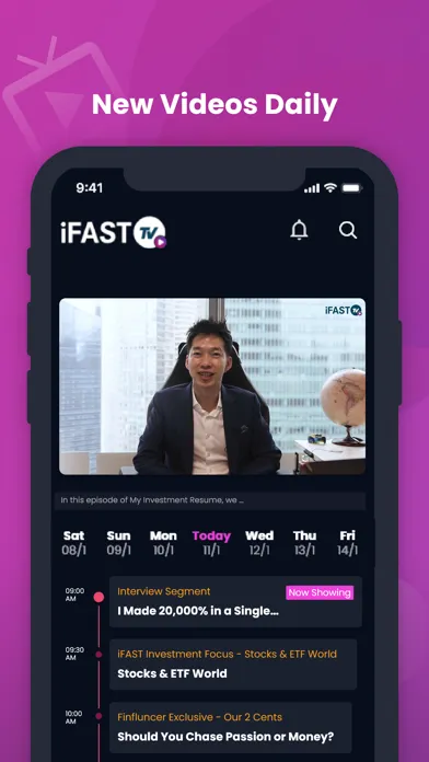 iFAST TV Screenshots