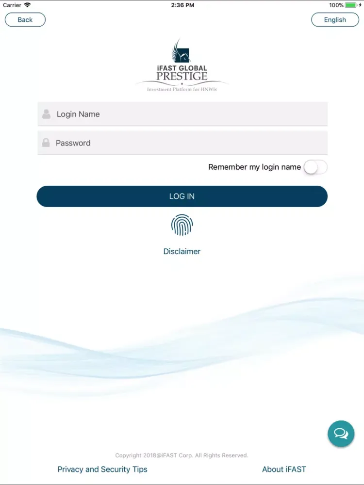 iFAST HK - Adviser Mobile iPad  Screenshots