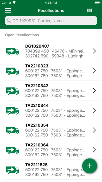Captures d'écran de MyIFCO™ count
