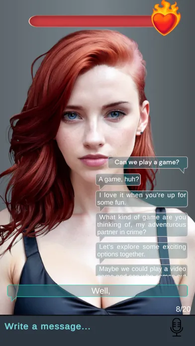 Tangkapan layar AI Friend Bot: Chat with Girl