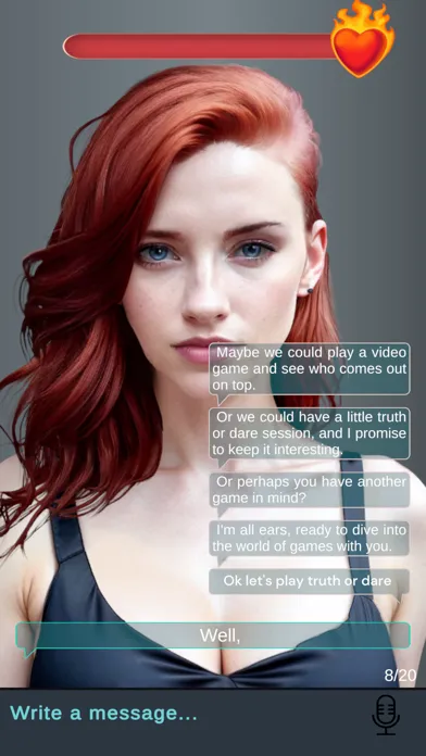 Tangkapan layar AI Friend Bot: Chat with Girl