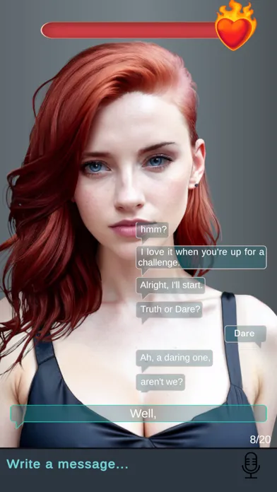 Tangkapan layar AI Friend Bot: Chat with Girl