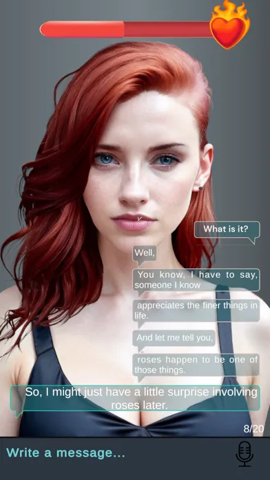 Tangkapan layar AI Friend Bot: Chat with Girl