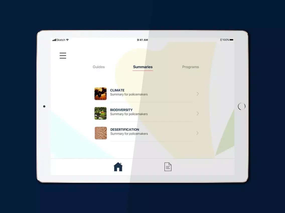 Captures d'écran de Negotiations Guides IFDD iPad 