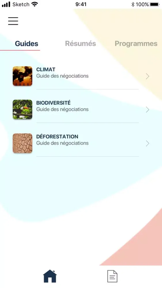 Captures d'écran de Negotiations Guides IFDD