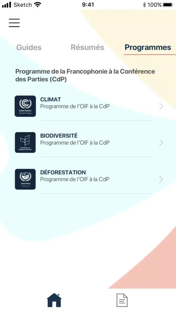 Captures d'écran de Negotiations Guides IFDD