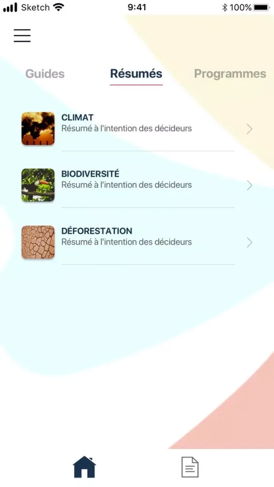 Captures d'écran de Negotiations Guides IFDD