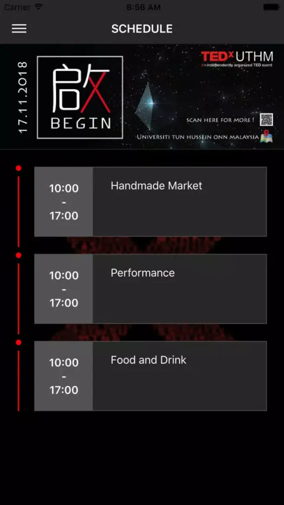 Capturas de pantalla de TEDx-UTHM