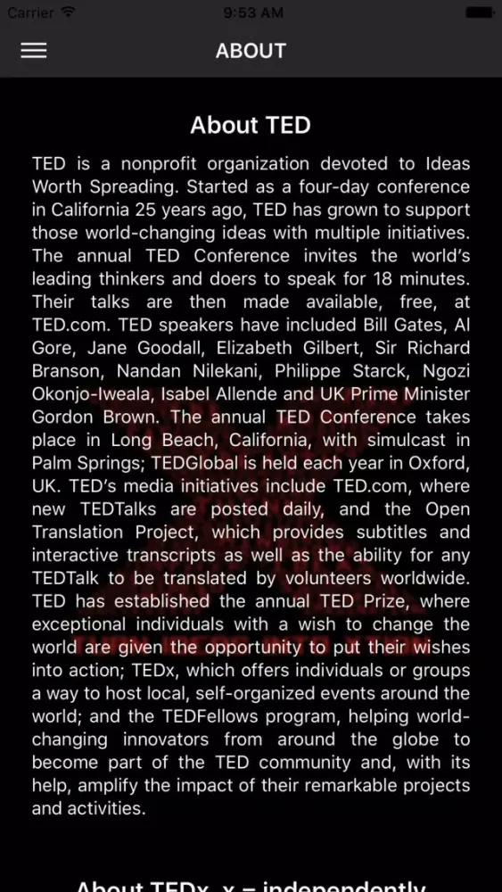 Capturas de pantalla de TEDx-UTHM