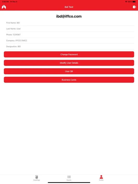 Скриншоты IFFCO iPad 