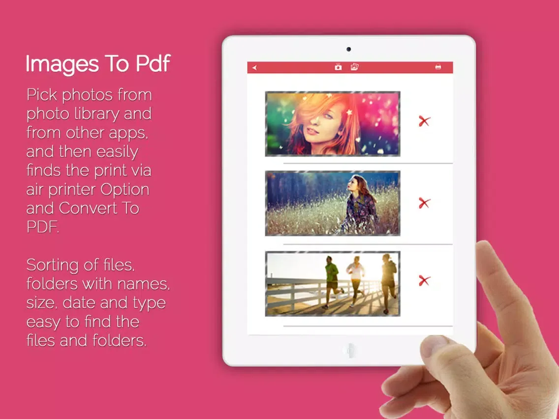 Files Converter : Video To Audio Converter, PDF Converter , Photo To PDF and Music Player iPad Screenshots