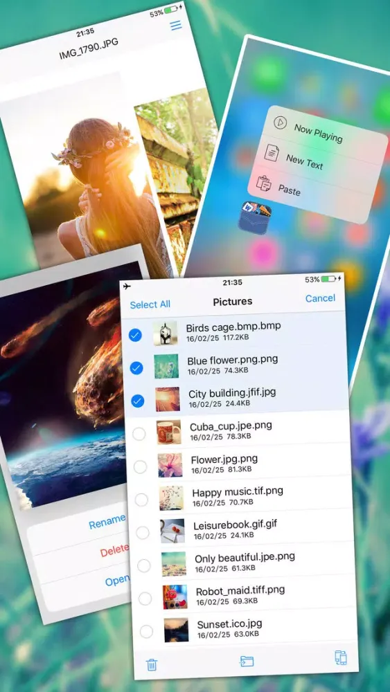 Captures d'écran de File Express : Versatile File Manager