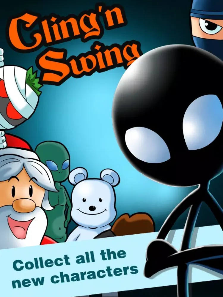 Capturas de tela do Cling'n Swing iPad 