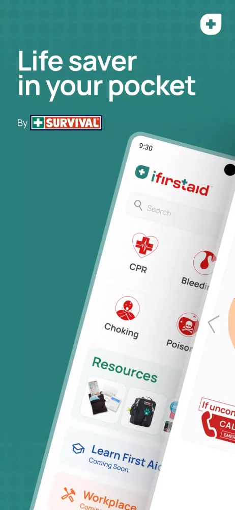 Tangkapan layar iFirstAid