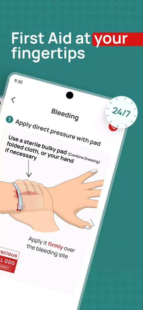 Tangkapan layar iFirstAid