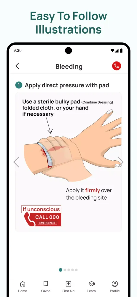 Tangkapan layar iFirstAid