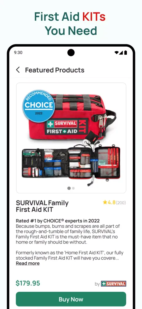 Tangkapan layar iFirstAid