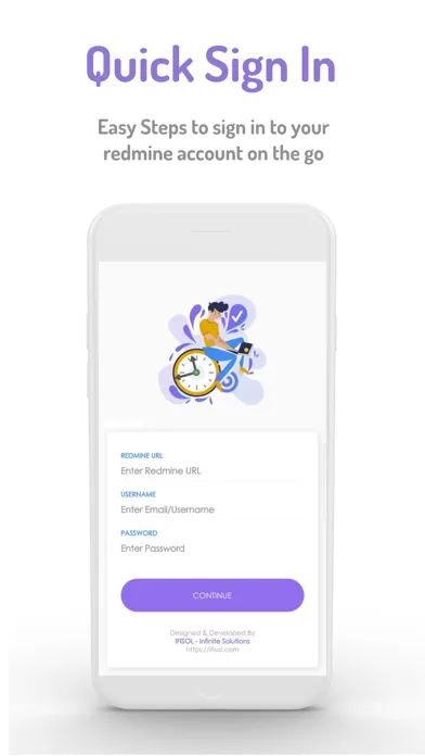 Tangkapan layar Redmine Client