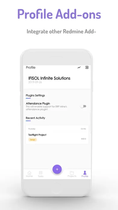 Tangkapan layar Redmine Client