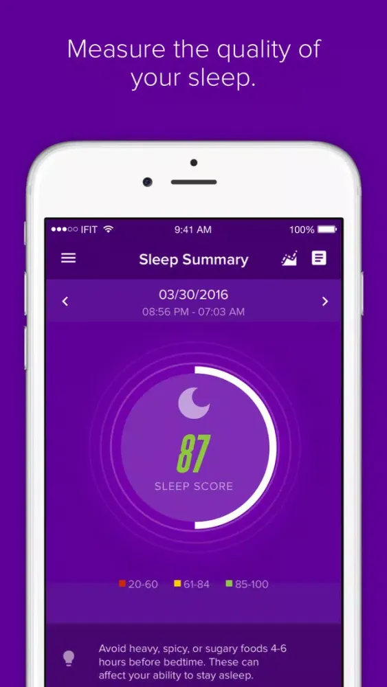 Скриншоты iFit Sleep