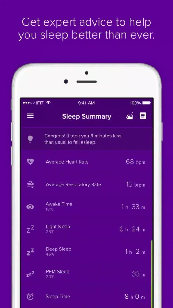 Скриншоты iFit Sleep