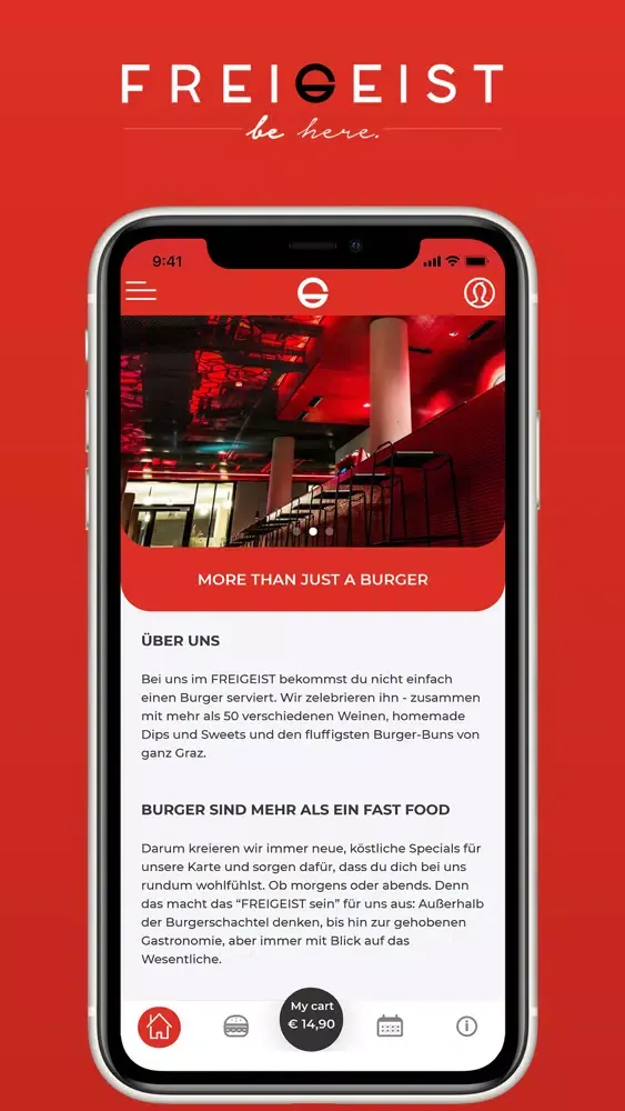 Tangkapan layar Freigeist Burger