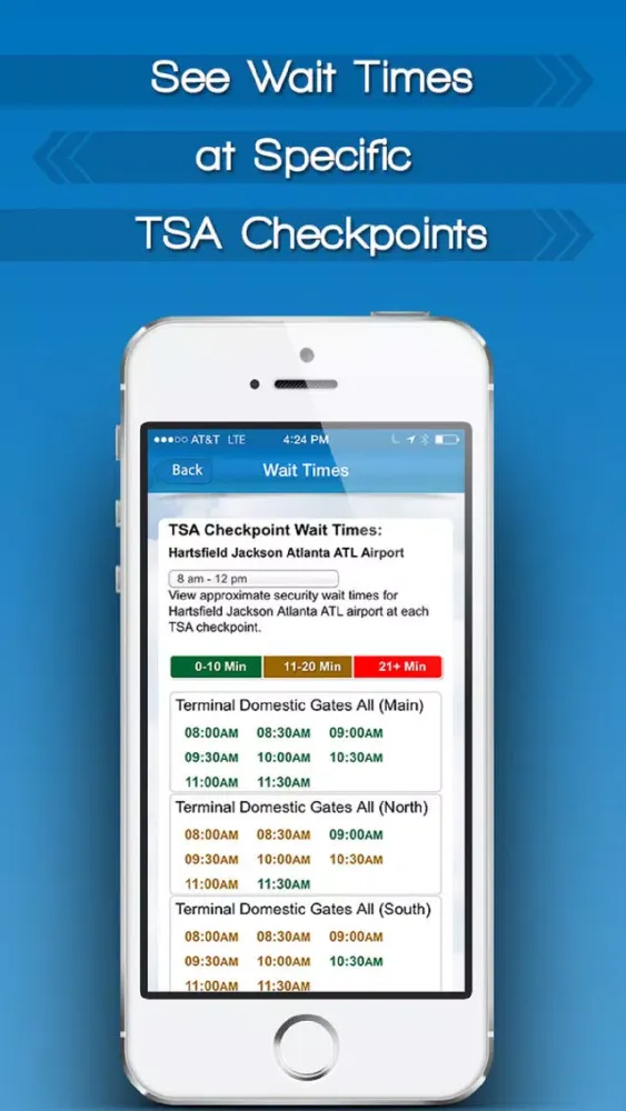 TSA Wait Times by iFly应用截图