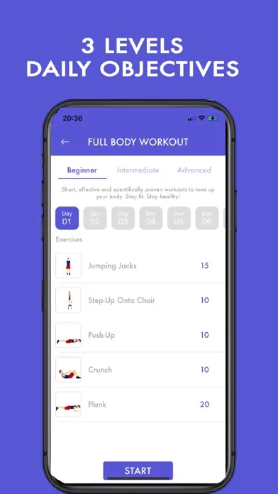 30 Day Fitness Workouts Home Ekran Görüntüleri