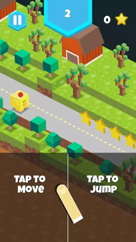 Capturas de tela do Blocky Road Runner
