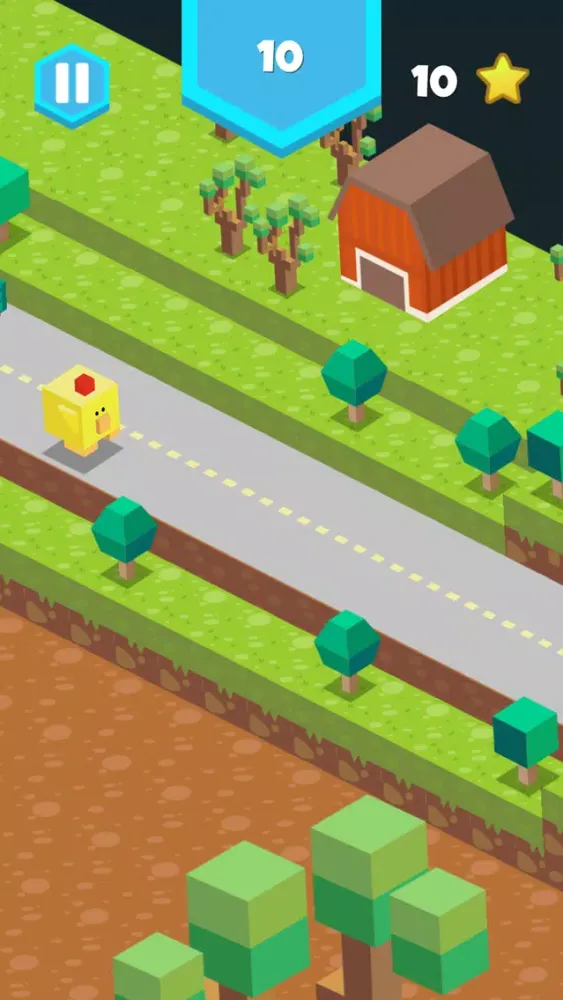 Capturas de tela do Blocky Road Runner