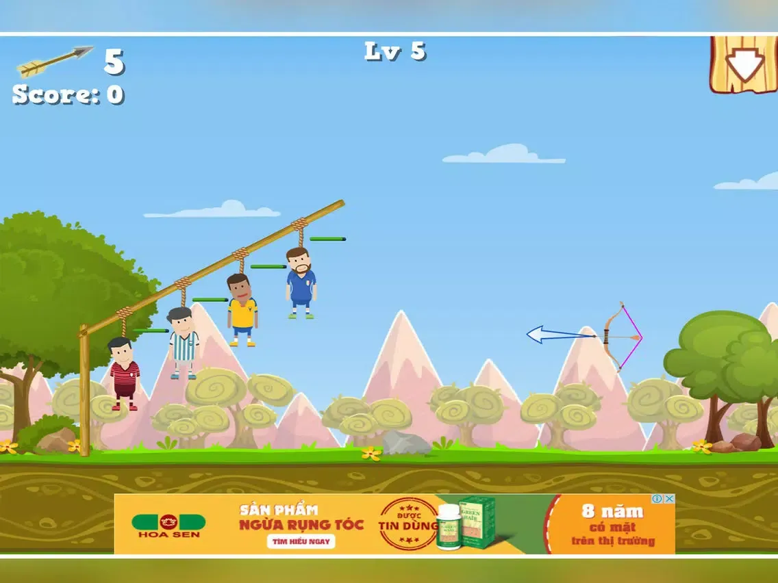 Screenshot di Hangman Archery Rescue iPad 