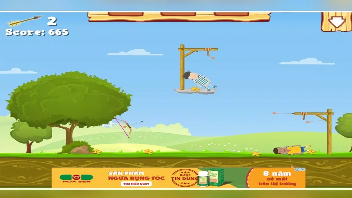 Screenshot di Hangman Archery Rescue