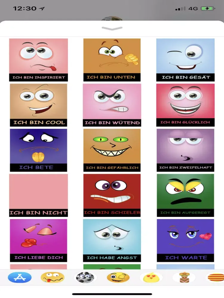 تصاویر Ich bin Stickers iPad 