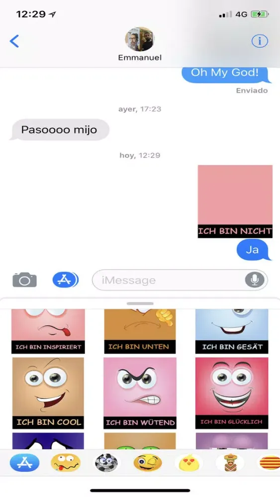 تصاویر Ich bin Stickers