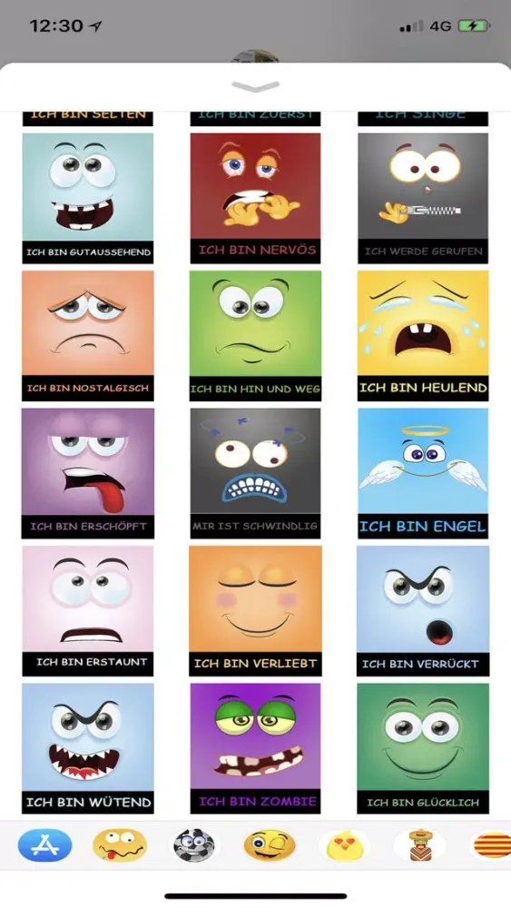 تصاویر Ich bin Stickers