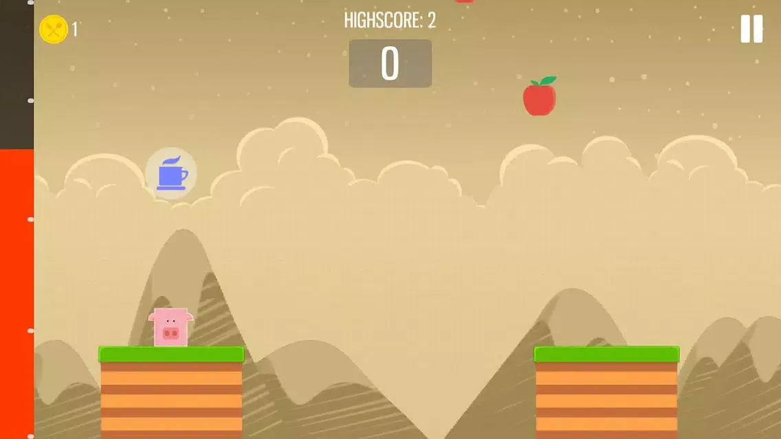 Captures d'écran de Porky Jump