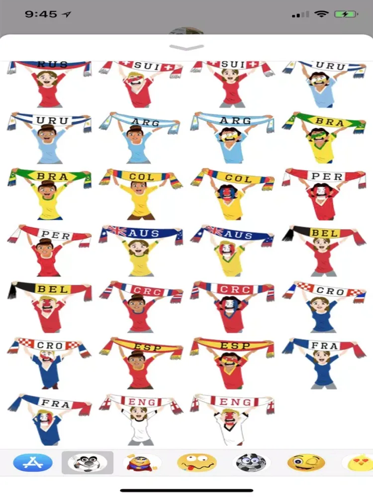 Soccer Stickers Russia 2018 iPad  স্ক্রিনশট