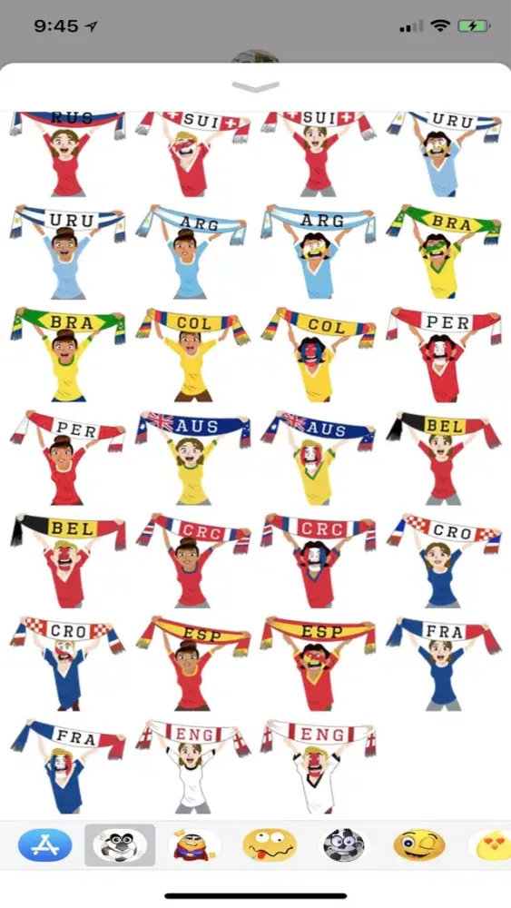 Soccer Stickers Russia 2018 স্ক্রিনশট