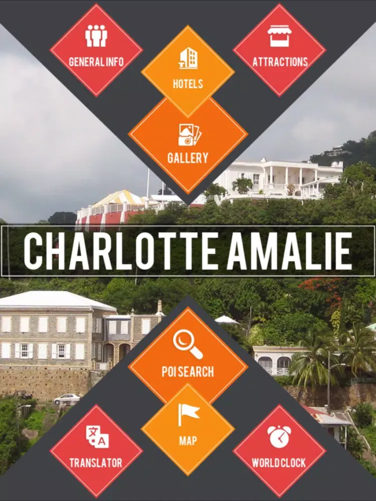 Tangkapan skrin Charlotte Amalie Travel Guide iPad 
