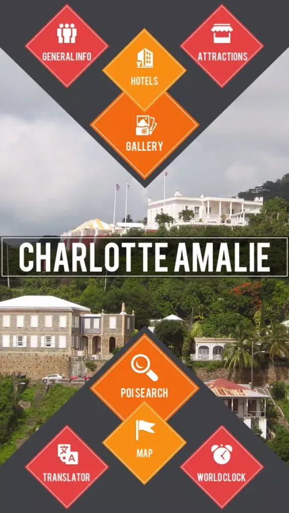Tangkapan skrin Charlotte Amalie Travel Guide