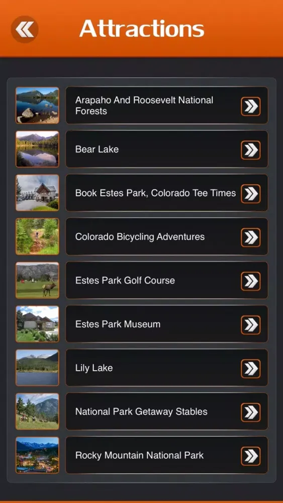 Estes Park Travel Guide Screenshots