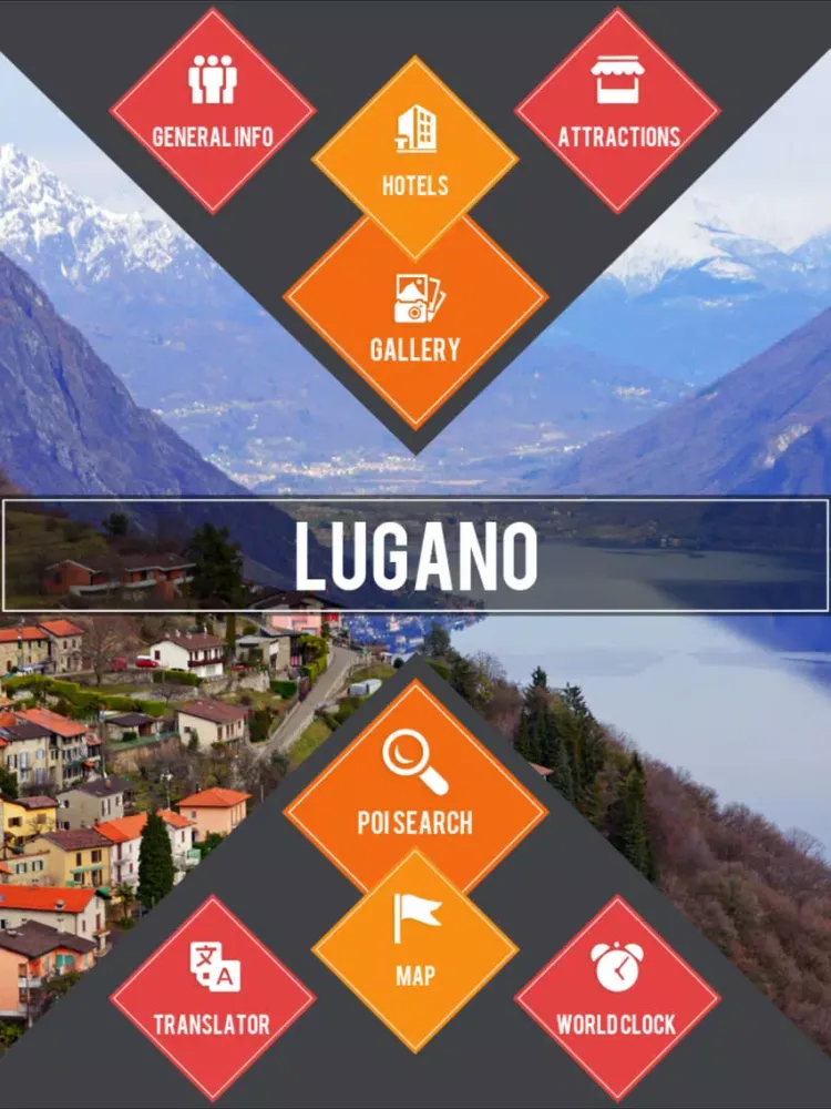 Lugano Tourism Guide iPad  স্ক্রিনশট