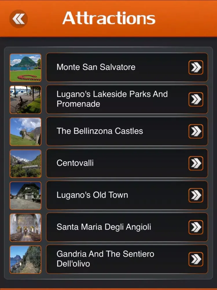 Lugano Tourism Guide iPad  স্ক্রিনশট
